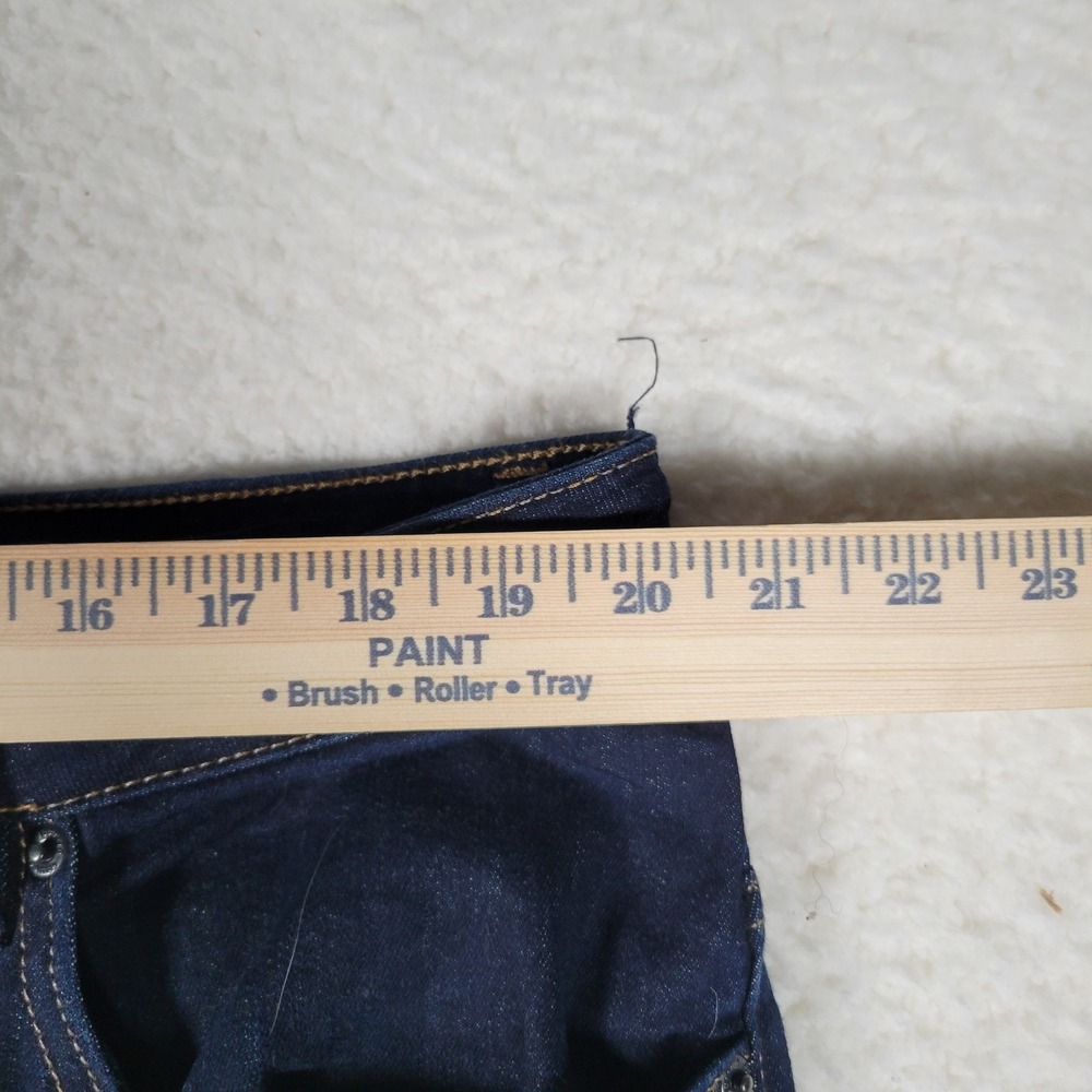 Buffalo David Bitton Jeans Mens 40x30 Dark Indigo Straight Six Mid Rise Denim - Picture 5 of 14
